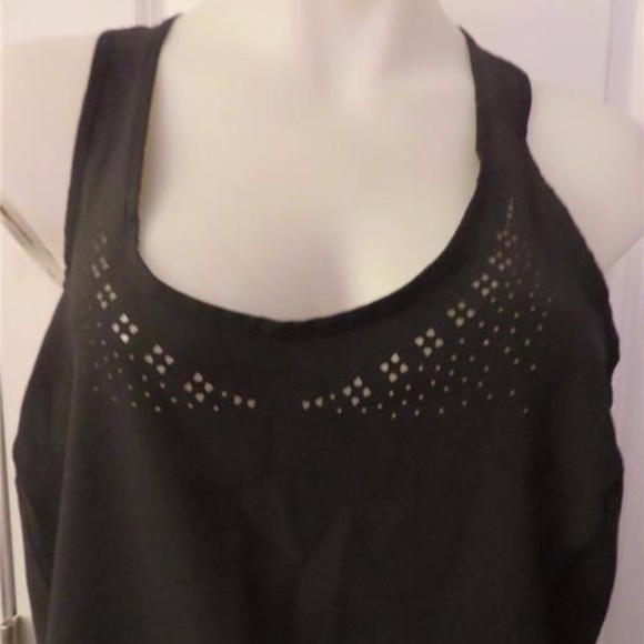 90 DEGREE BY REFLEX BLACK ATHLETIC TOP SZ L - Picture 2 of 5